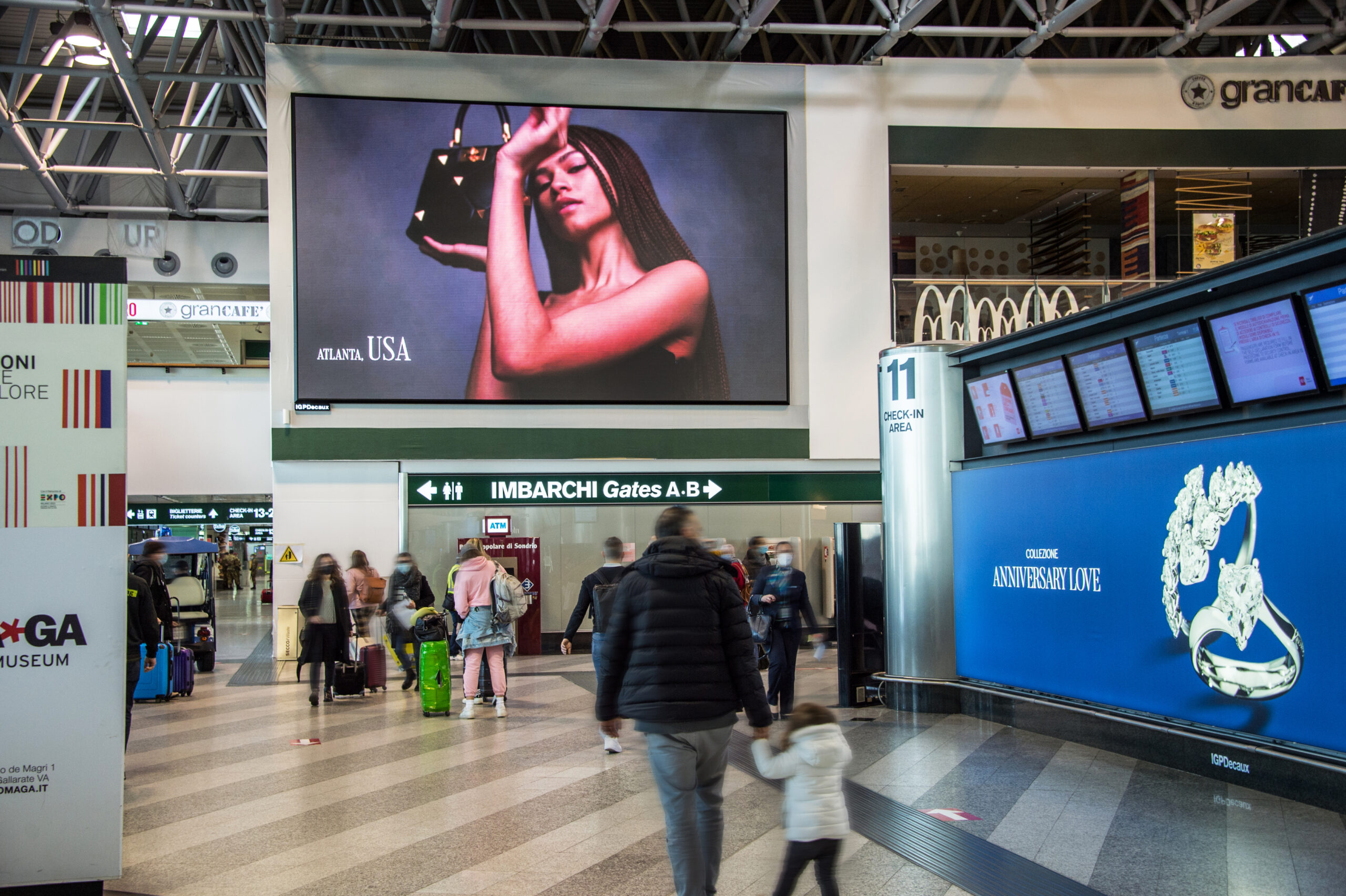 Campagne pubblicitarie Aeroporto di Milano Malpensa