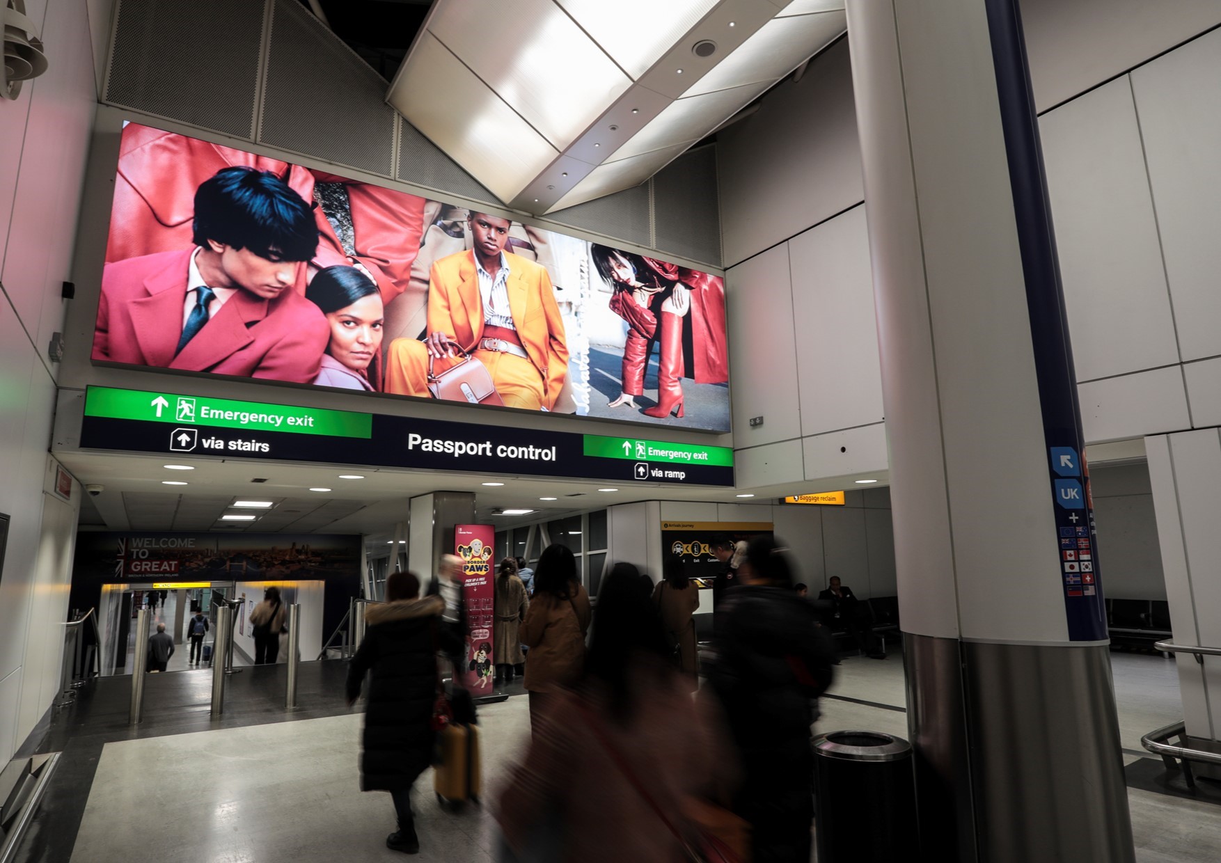 Campagna pubblicitaria Aeroporto di Londra Heathrow